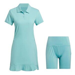 New Women's adidas Golf Ultimate365 Dress & Shorts Size M Mint MSRP $100
